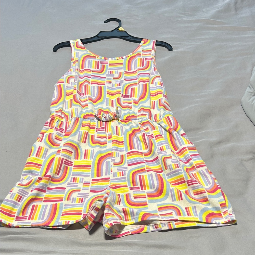 Wonder Nation Multicolor Geometric Kids Romper